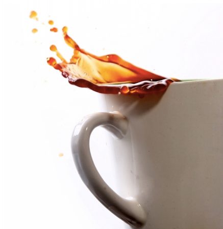 Coffee Spilling from mug